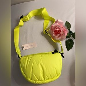 Anthropologie Nylon Crescent Sporty Sling Bag